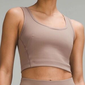 Lululemon Wunder Train Scoop Neck-Neck Ribbed Tank Top - Size 8